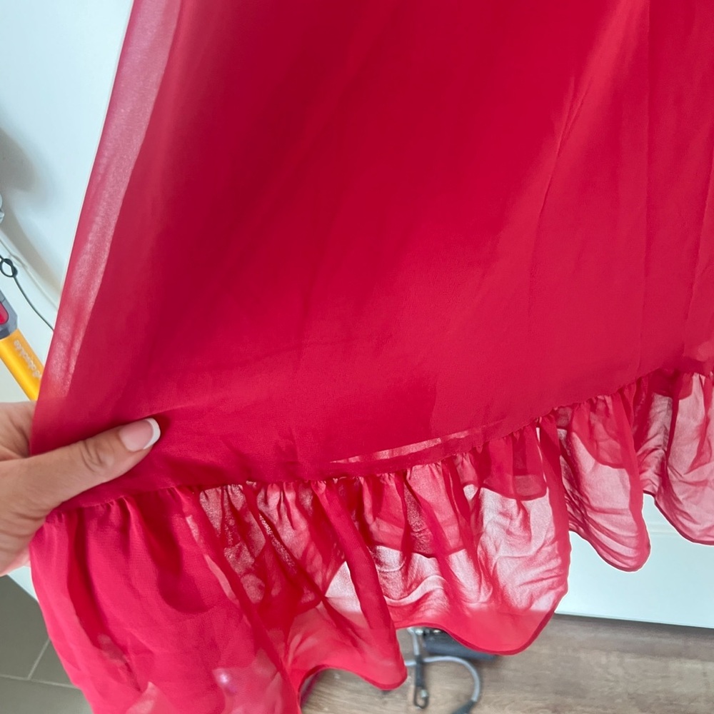 Express chiffon Ruffled Dress - Picture 5 of 6